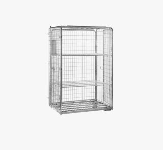 Chariot Conteneur en fil gerbage