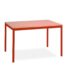 table rectangulaire bois rouge