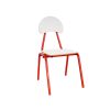 chaise alpha blanc rouge