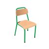 chaise classique bois vert