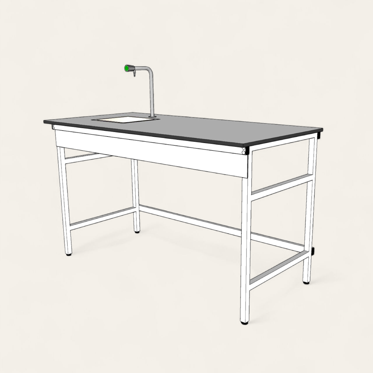 paillasse (2) Paillasse Humide 150 sans Dosseret en HPL – Image 1