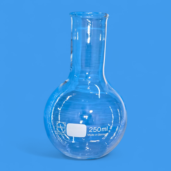 Ballon fond plat 250 ml Col Etroit DURAN