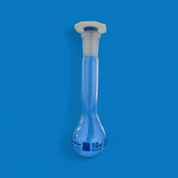 Fiole jaugée 10ml classe A avec bouchon Novachim