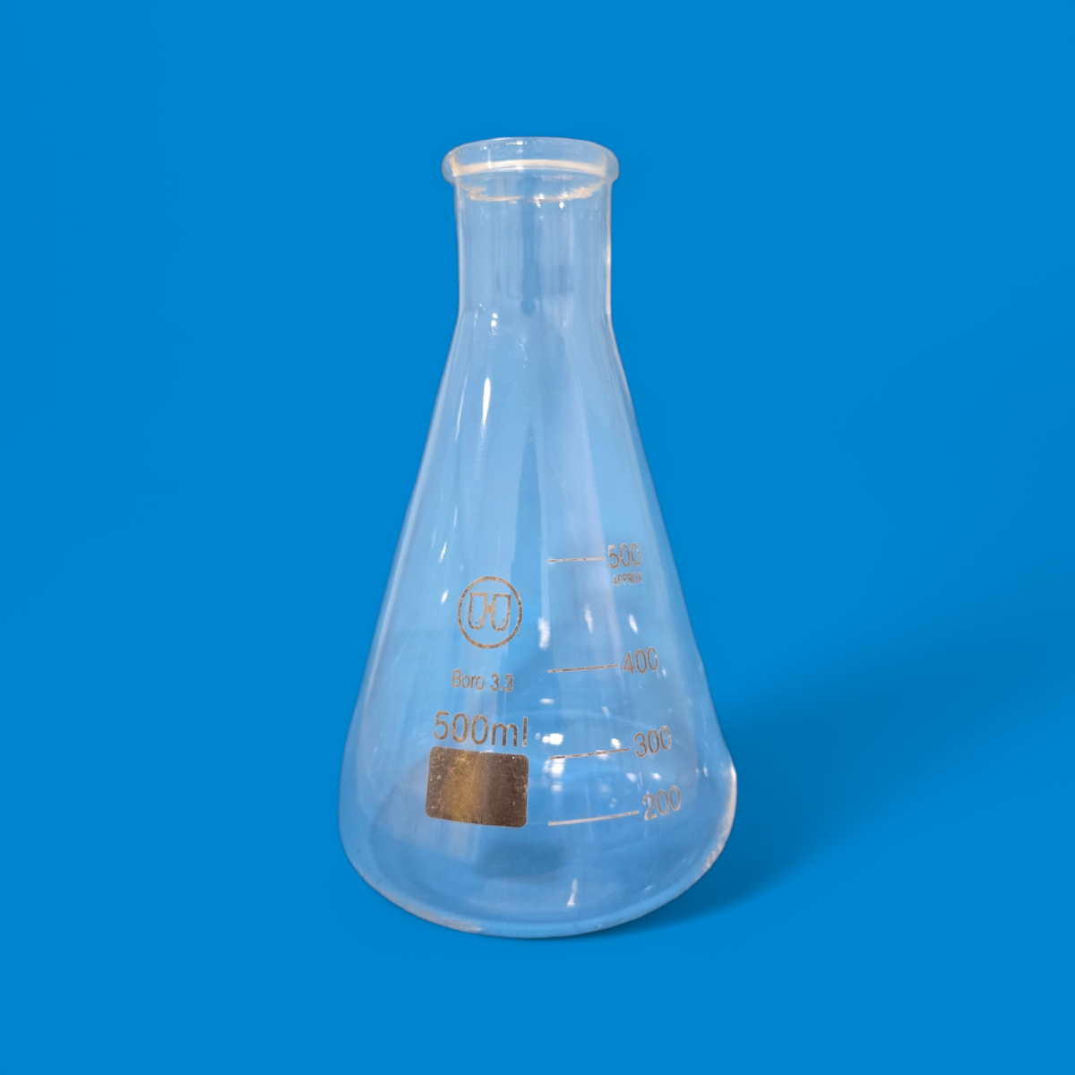 Erlenmeyer 500 ml (Col étroit) BORO 3.3 – Image 1