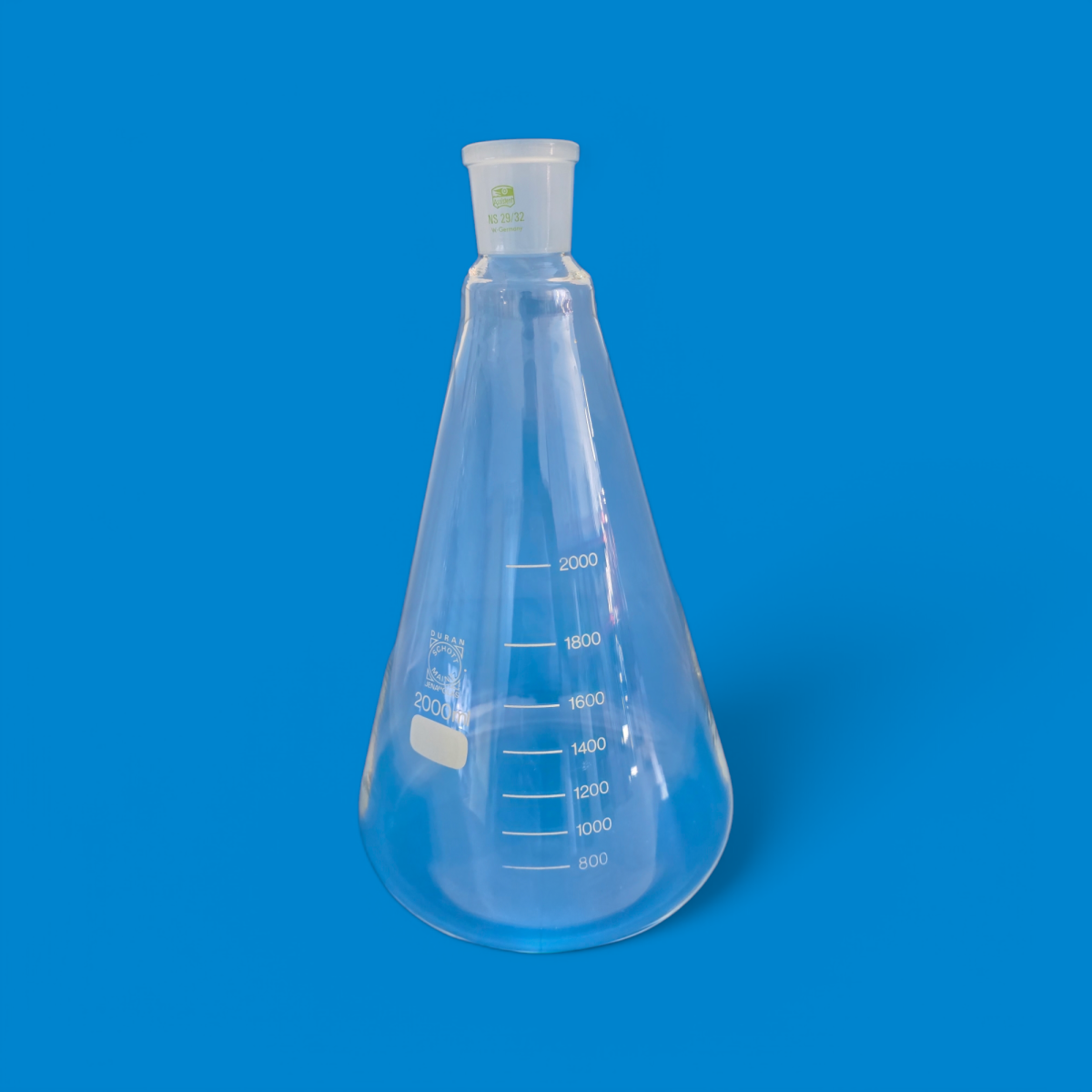 Photoroom-20250317_094714 Erlenmeyer 2000 ml (Col rodé) DURAN SCHOTT – Image 1