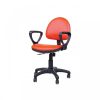 chaise ergo avec accoudoir rouge