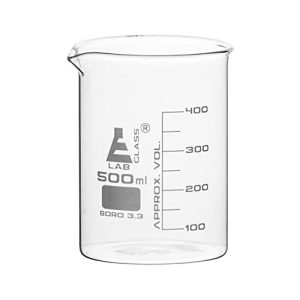 Becher 500 mL en verre borosilicaté EISCO