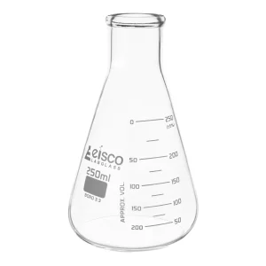 Erlenmeyer 250 ml en verre borosilicaté EISCO
