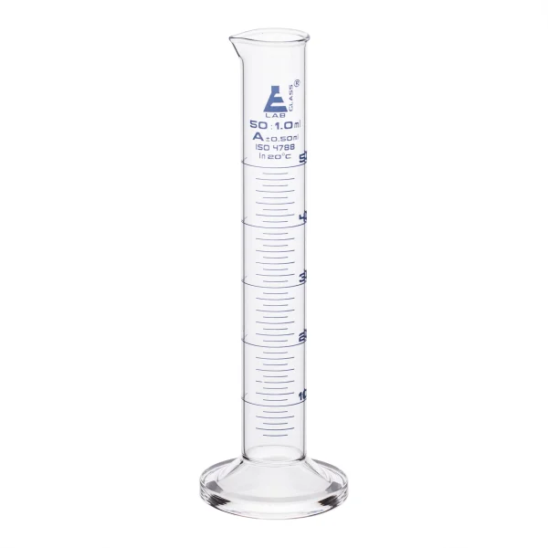 Eprouvette graduée, 50 ml - Classe A - Base ronde - EISCO
