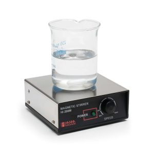 Mini-agitateur magnétique avec couvercle en acier inoxydable - HI200M