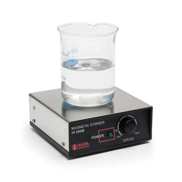 Mini-agitateur magnétique avec couvercle en acier inoxydable - HI200M