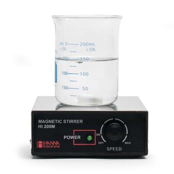 Mini-agitateur magnétique avec couvercle en acier inoxydable - HI200M