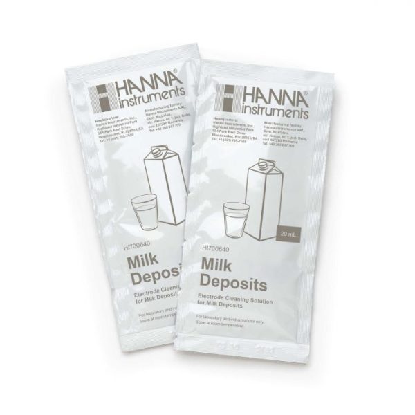 Solution de nettoyage pour dépôts de lait (25 sachets de 20 ml) - HI700640P
