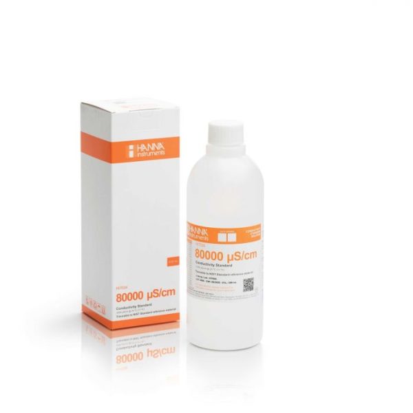 Solution d'étalonnage standard de conductivité 80000 µS/cm - HI7034L