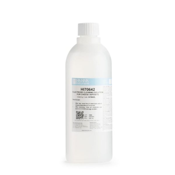 Solution de nettoyage pour les dépôts de fromage (500 mL) - HI70642L