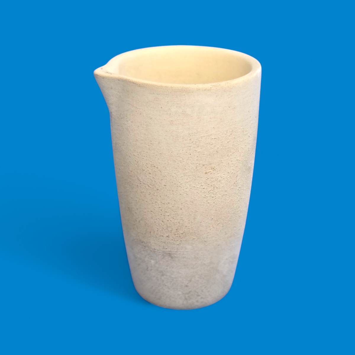 Photoroom-20250407_142727 Creuset de laboratoire en céramique avec bec verseur Ø 43mm H 70mm – Image 1