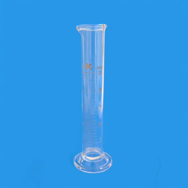 Eprouvette graduée 25ml classe B basse ronde KELSUN