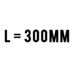 L = 300mm