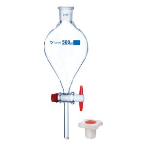 Ampoule à décanter clé en PTFE BORO 500ml