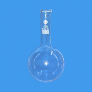Ballon fond plat 500 ml col long Bord renforcée GG17