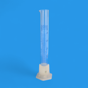 Eprouvette graduée 25ml Classe A Pied Plastique