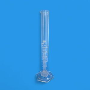 Eprouvette graduée 60ml classe B basse Hexagonal ASSISTENT