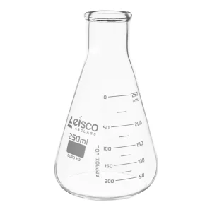 Erlenmeyer 250 ml en verre borosilicaté EISCO