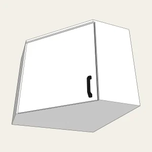 Meuble Haut de coin de laboratoire 1 porte MDF