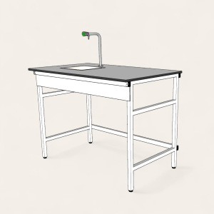 Paillasse Humide 120 sans Dosseret en HPL