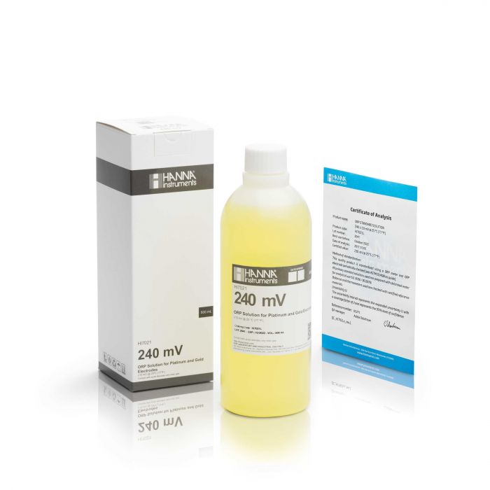 Solution d'étalonnage Redox 240 mV (500 mL) - HI7021L