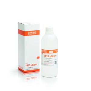 Solution d'étalonnage standard de conductivité 1413 µS / cm (bouteille de 500 mL) HI7031L