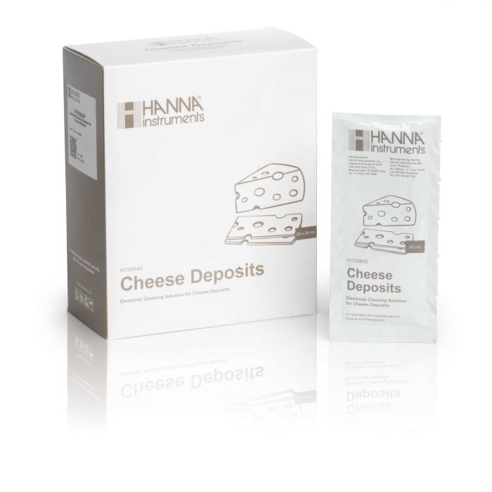 Solution de nettoyage pour dépôts de fromage (25 sachets de 20 ml) - HI700642P – Image 2