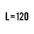 L = 120cm
