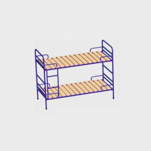 Lit Superposé en litière en bois